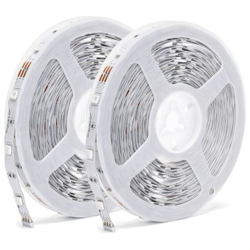 Aigostar - LED RGBW Aptumšojama josla LED/48W/12V 2x7,5 m Wi-Fi