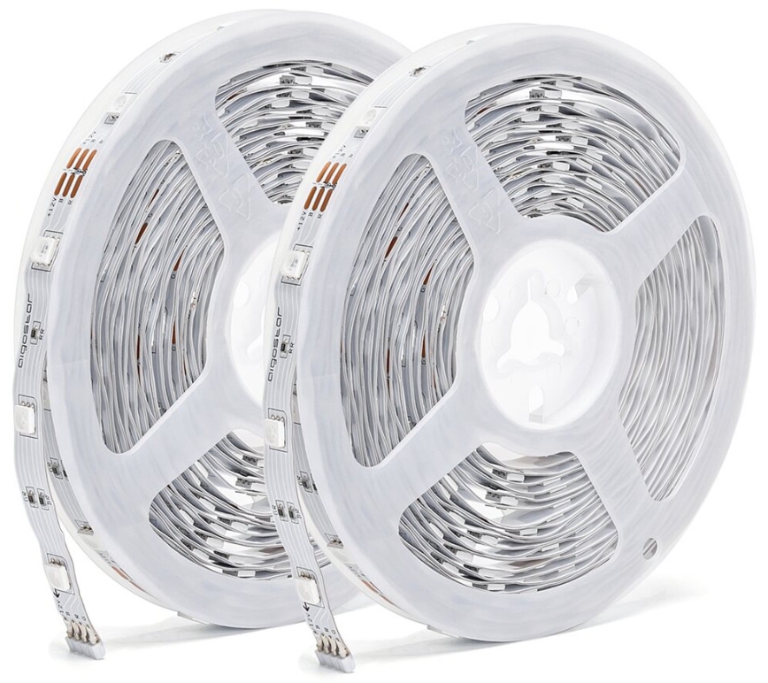 Aigostar - LED RGBW Aptumšojama josla LED/48W/12V 2x7,5 m Wi-Fi