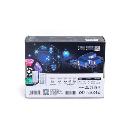 Aigostar - LED RGBW Aptumšojama josla LED/48W/12V 2x7,5 m Wi-Fi