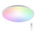Aigostar - LED RGBW Aptumšojama vannas istabas griestu lampa LED/24W/230V 3000-6500K d. 42 cm IP44 + tālvadības pults