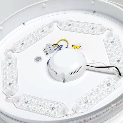 Aigostar - LED RGBW Aptumšojama vannas istabas lampa LED/39W/230V 50 cm Wi-Fi IP44