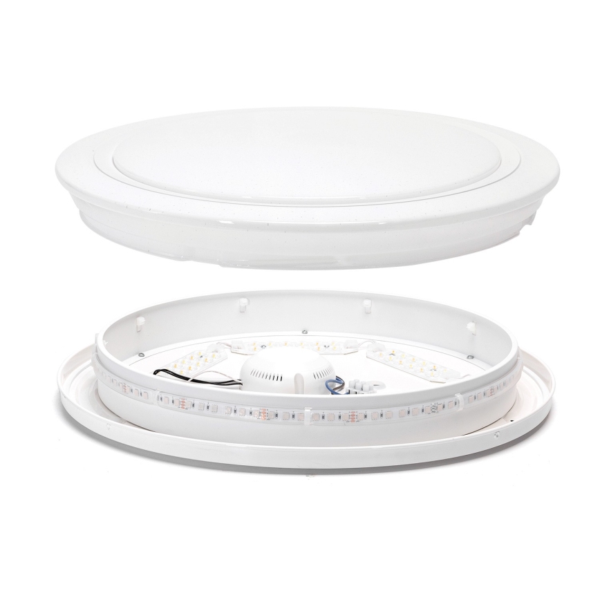 Aigostar - LED RGBW Aptumšojama vannas istabas lampa LED/39W/230V 50 cm Wi-Fi IP44