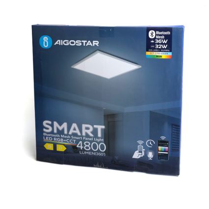 Aigostar - LED RGBW Aptumšojams panelis virsapmetuma MESH LED/36W/230V 60x60 cm