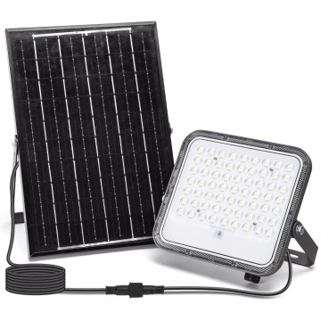 Aigostar - LED RGBW Aptumšojams saules enerģijas prožektors LED/100W/3,4V IP66 + tālvadības pults
