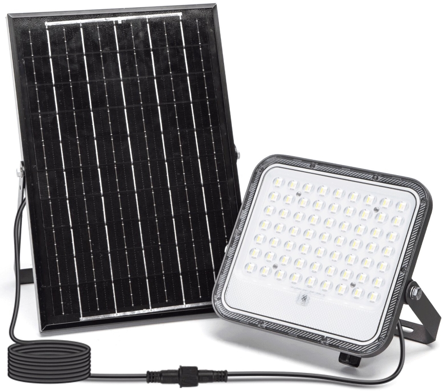 Aigostar - LED RGBW Aptumšojams saules enerģijas prožektors LED/100W/3,4V IP66 + tālvadības pults