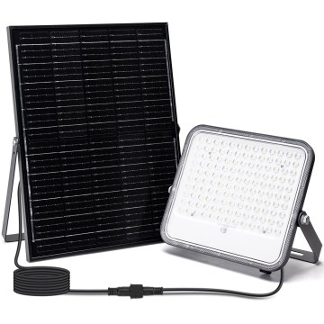 Aigostar - LED RGBW Aptumšojams saules enerģijas prožektors LED/200W/3,4V IP66 + tālvadības pults