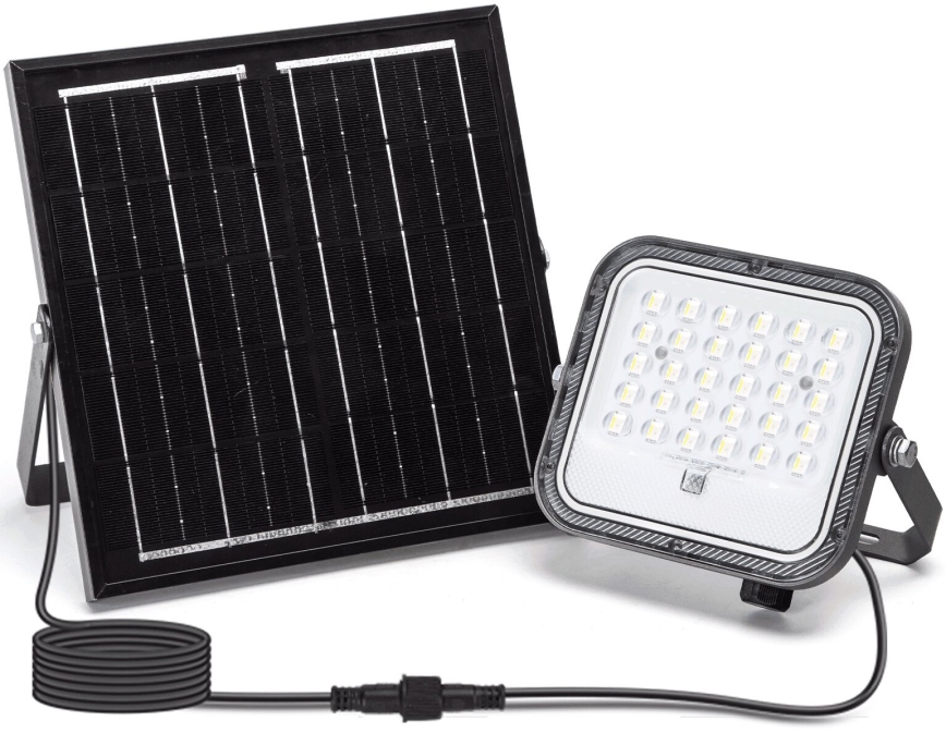 Aigostar - LED RGBW Aptumšojams saules enerģijas prožektors LED/50W/3,4V IP66 + tālvadības pults