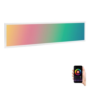 Aigostar - LED RGBW Aptumšojams virsapmetuma panelis MESH LED/36W/230V 2700-6500K 120x30 cm