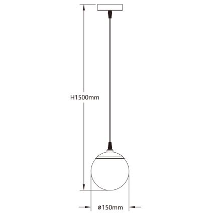 Aigostar - LED RGBW Aptumšojuma lustra ar auklu MESH LED/8W/230V 2700-6500K balta + tālvadības pults