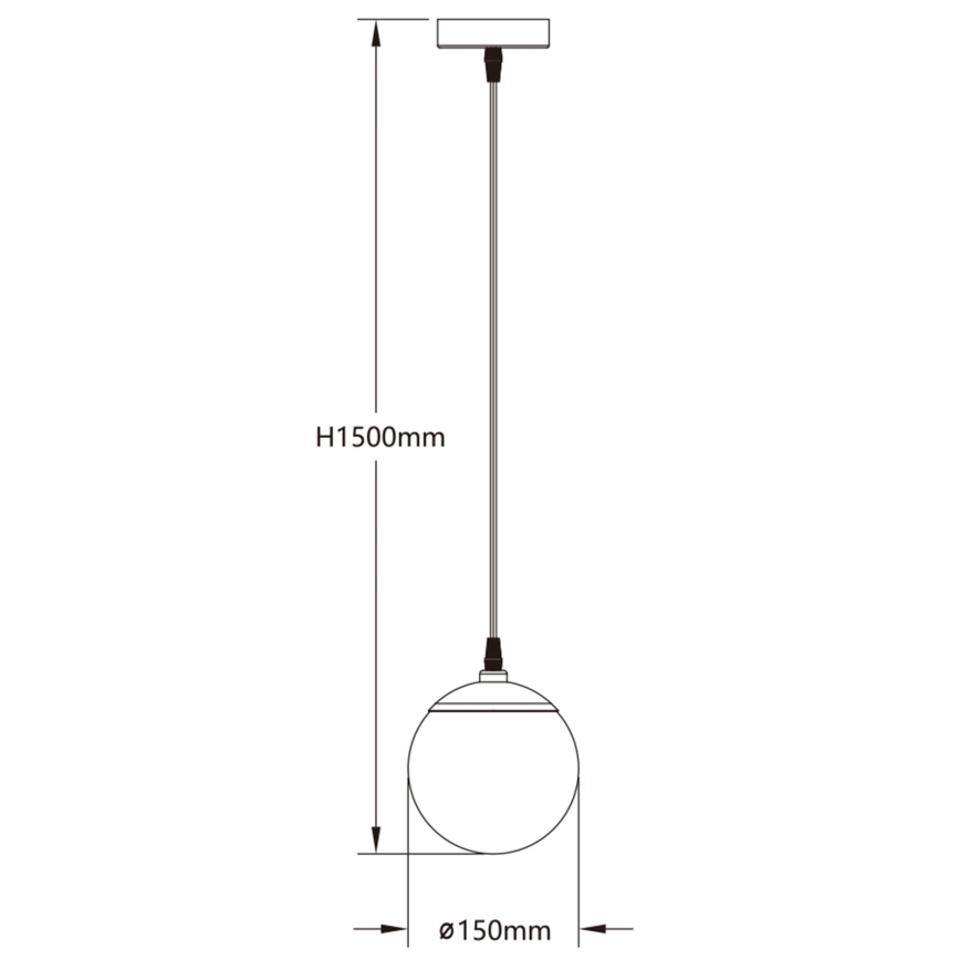 Aigostar - LED RGBW Aptumšojuma lustra ar auklu MESH LED/8W/230V 2700-6500K balta + tālvadības pults