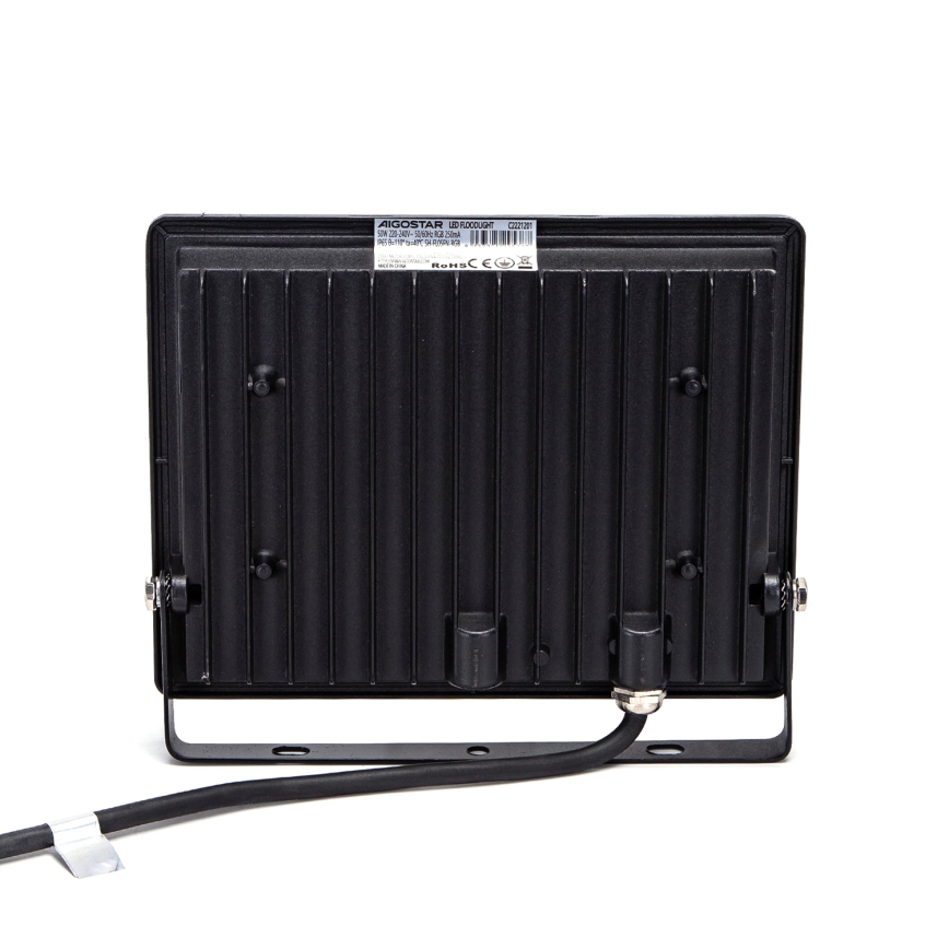 Aigostar - LED RGBW regulējams prožektors LED/50W/230V IP65 + tālvadība