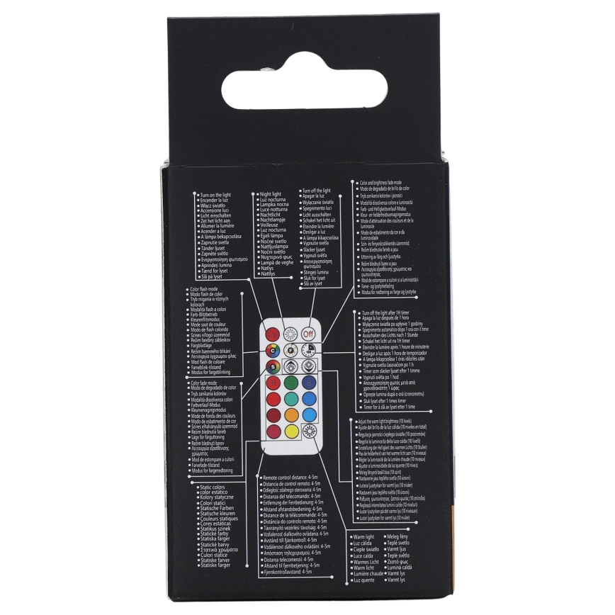 Aigostar - LED RGBW regulējama spuldze GU10/6W/230V 3000K + ar tālvadības pulti