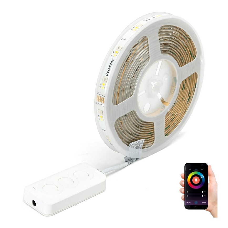Aigostar - LED RGBW Josla 5m MESH MESH LED/24W/230V 2700-6500K + tālvadības pults