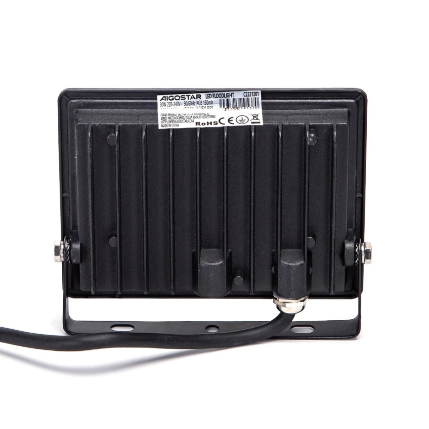 Aigostar - LED RGBW dimmējamais prožektors LED/30W/230V IP65 + tālvadības pults