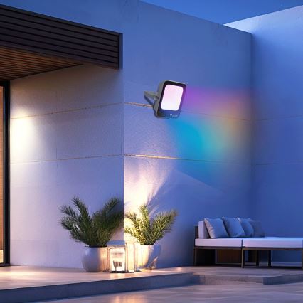 Aigostar - LED RGBW Prožektors MESH MESH LED/20W/230V 6500K IP65 + tālvadības pults