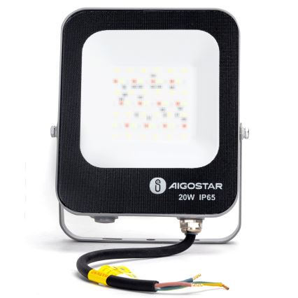 Aigostar - LED RGBW Prožektors MESH MESH LED/20W/230V 6500K IP65 + tālvadības pults