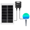 Aigostar - LED RGBW regulējama āra lampa MESH LED/20W/3,7V 4000mAh 2700-6500K IP65 Ø 20 cm + tālvadība
