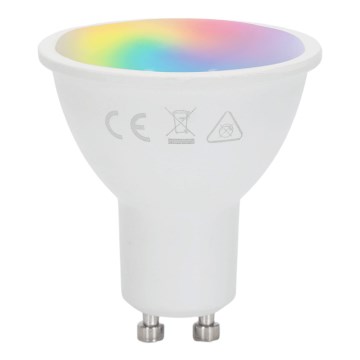 Aigostar - LED RGBW regulējama spuldze GU10/4,8W/230V 3000K + tālvadības pults