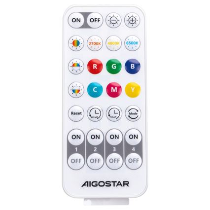 Aigostar - RGBW LED dimējama grīdas lampa MESH LED/8W/230V + tālvadības pults