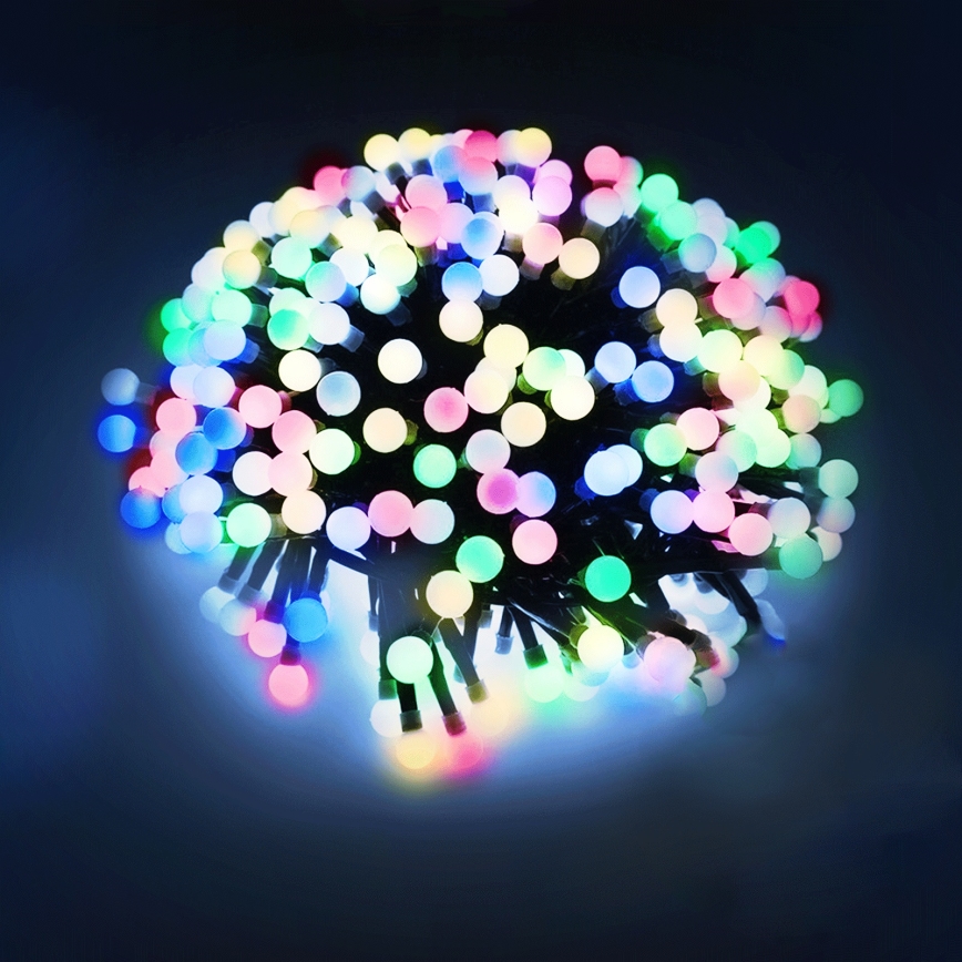 Aigostar - LED āra dekoratīvā virtene 100 LED / 8 funkcijas 10 m IP44 daudzkrāsaina