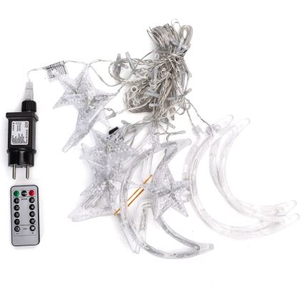 Aigostar - LED RGBY Āra Ziemassvētku virtene 120xLED/8 funkcijas 3x0,6m IP44 daudzkrāsaina + tālvadība