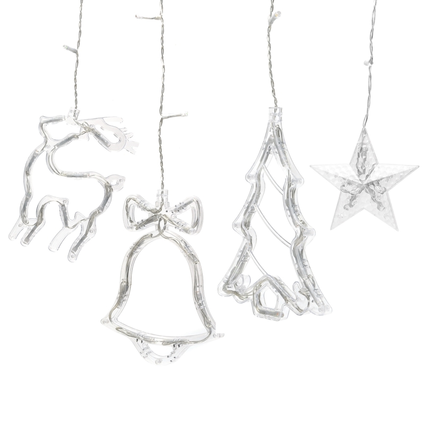 Aigostar - LED RGBY āra  virtene 120xLED/8 funkcijas 3x0,6m IP44 daudzkrāsaina + ar tālvadības pulti