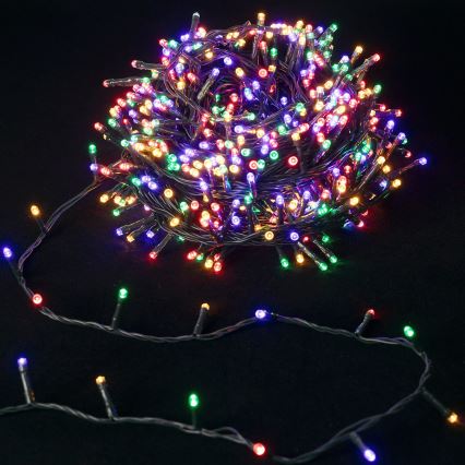 Aigostar - LED RGBY āra Ziemassvētku virtene 600 LED/8 režīmi 30 m IP44
