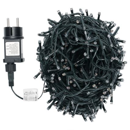 Aigostar - LED RGBY āra Ziemassvētku virtene 600 LED/8 režīmi 30 m IP44