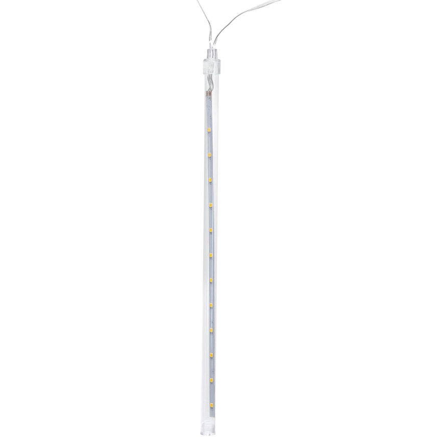 Aigostar - LED saules Ziemassvētku virtene 192xLED/8m IP65 1200 mAh siltā balta