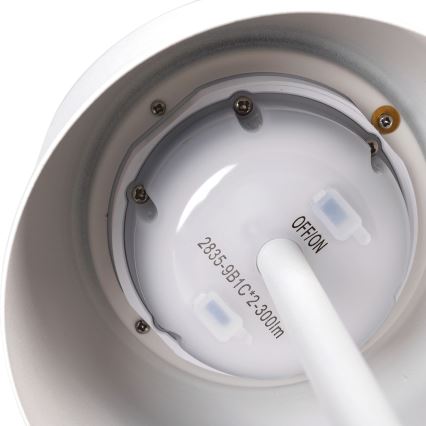 Aigostar - LED Saules enerģijas aptumšojama uzlādējama lampa LED/3W/5V 2200mAh balta IP54