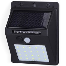 Aigostar - LED Saules enerģijas āra lampa ar sensoru LED/1,11W/5,5V IP65