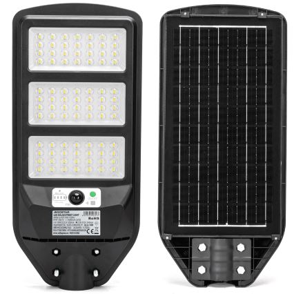 Aigostar - LED Saules enerģijas ielas lampa ar sensoru LED/150W/3,2V 8000mAh IP65 6500K + tālvadības pults