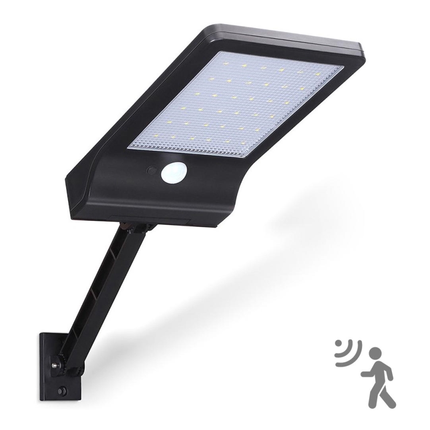 Aigostar - LED Saules enerģijas ielas lampa ar sensoru LED/2,3W/5,5V 1800 mAh IP65