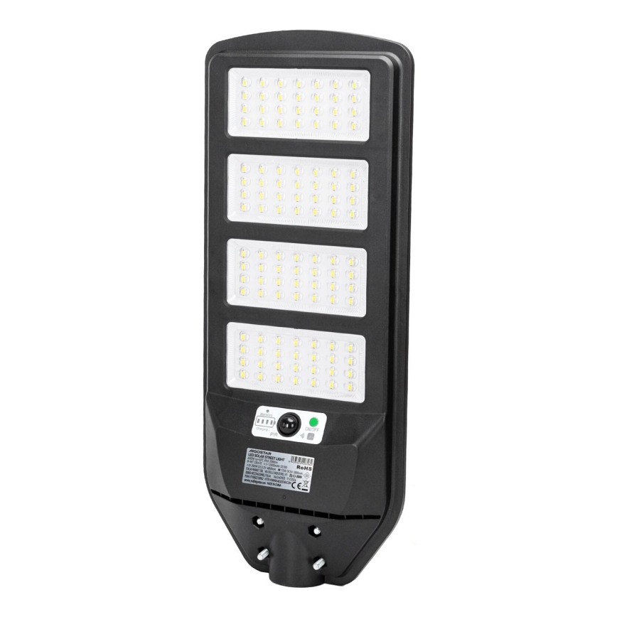 Aigostar - LED Saules enerģijas ielas lampa ar sensoru LED/200W/3,2V 12000mAh IP65 6500K + tālvadības pults