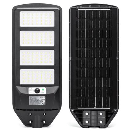Aigostar - LED Saules enerģijas ielas lampa ar sensoru LED/200W/3,2V 12000mAh IP65 6500K + tālvadības pults