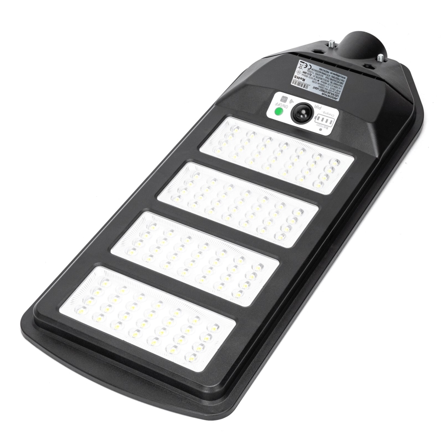 Aigostar - LED Saules enerģijas ielas lampa ar sensoru LED/200W/3,2V 12000mAh IP65 6500K + tālvadības pults