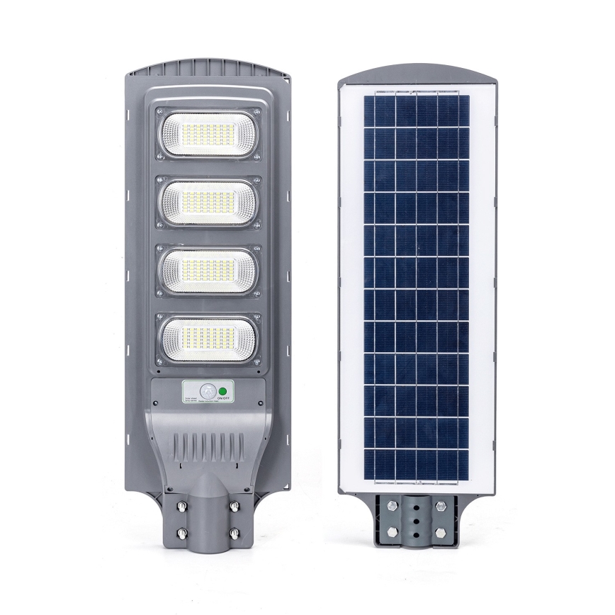 Aigostar - LED Saules enerģijas ielas lampa ar sensoru LED/200W/3,2V 20000mAh IP65 6500K + tālvadības pults