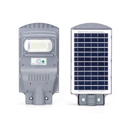 Aigostar - LED Saules enerģijas ielas lampa ar sensoru LED/50W/3,2V 5000mAh IP65 6500K + tālvadības pults