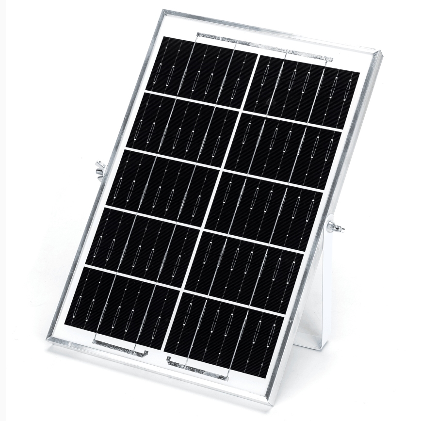 Aigostar - LED Saules enerģijas lampa 2xLED/35W/12V 6000 mAh 6500K d. 16,8 cm + tālvadības pults