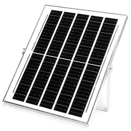 Aigostar - LED Saules enerģijas lampa 2xLED/70W/12V 12000 mAh 6500K d. 20,5 cm + tālvadības pults