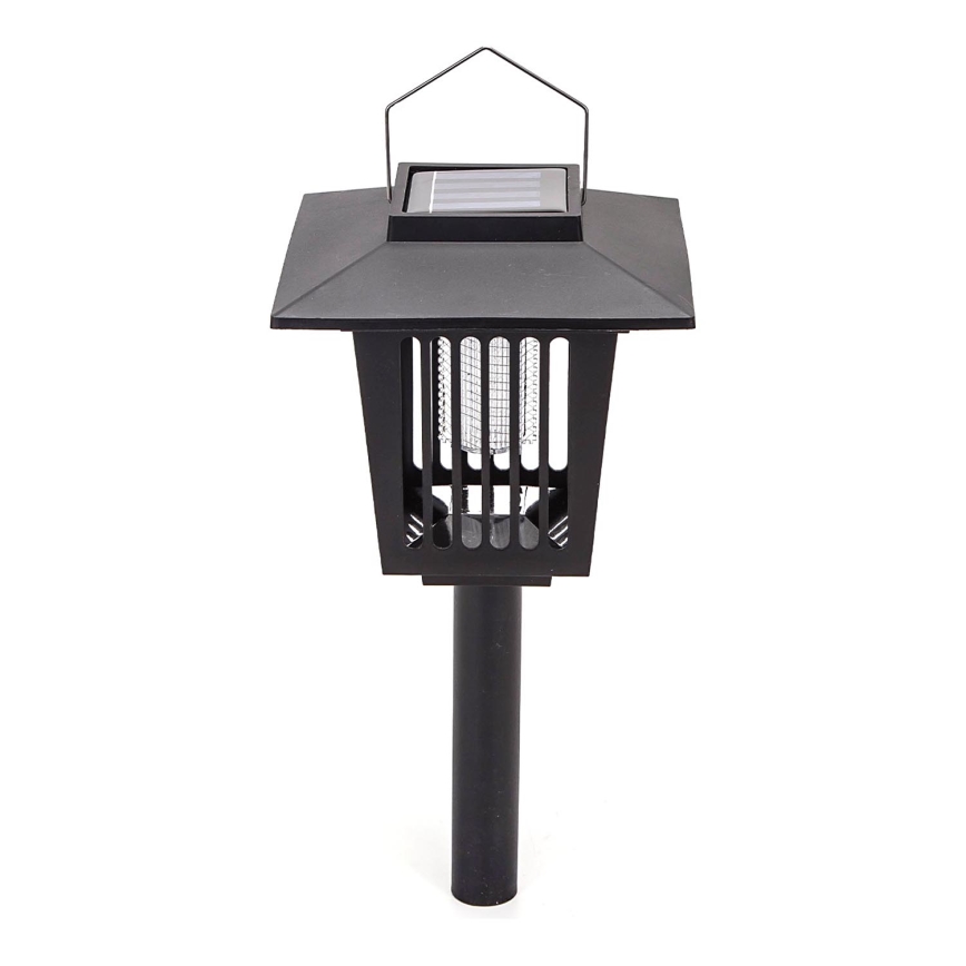 Aigostar - LED Saules enerģijas lampa ar kukaiņu slazdu LED/0,03W/1,2V 55,2cm melna 6500K 300 mAh IP44