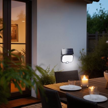 Aigostar - LED Saules enerģijas lampa ar kustību sensoru LED/2,4W/3,7V IP65