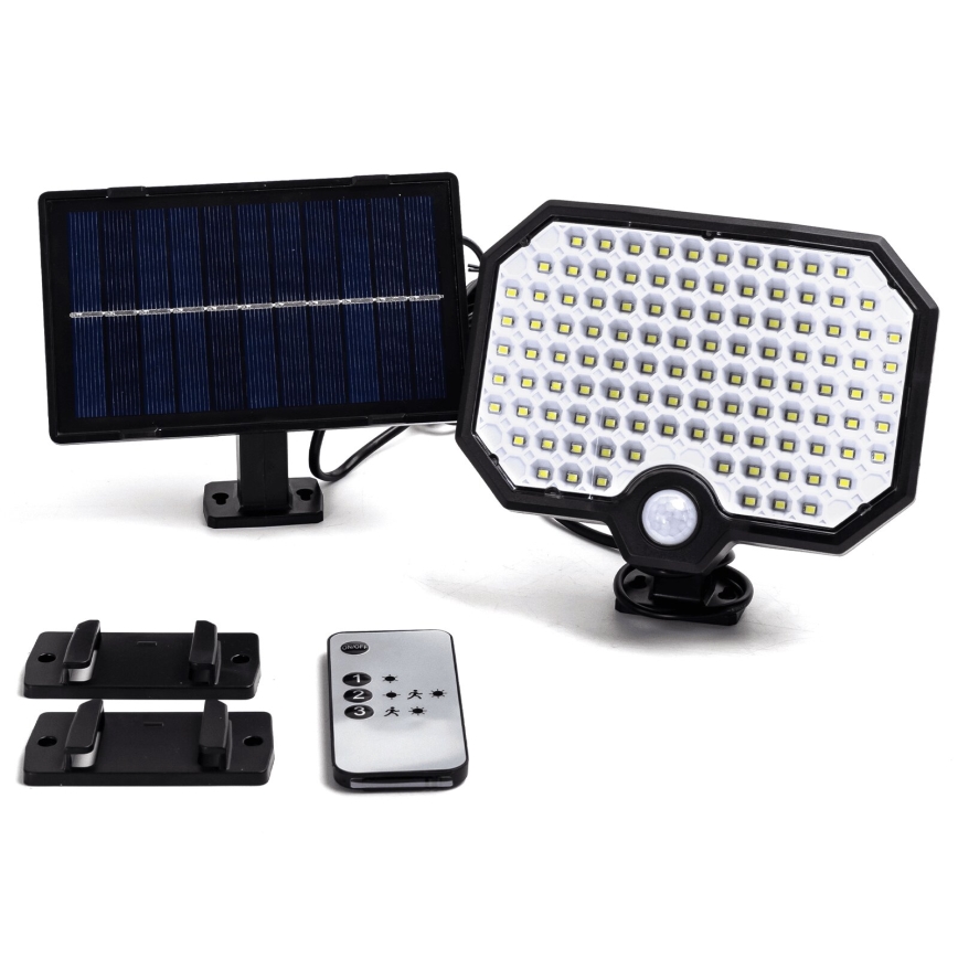 Aigostar - LED Saules enerģijas lampa ar kustību sensoru LED/2,4W/3,7V IP65