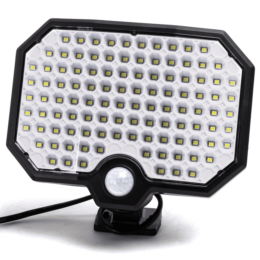 Aigostar - LED Saules enerģijas lampa ar kustību sensoru LED/2,4W/3,7V IP65