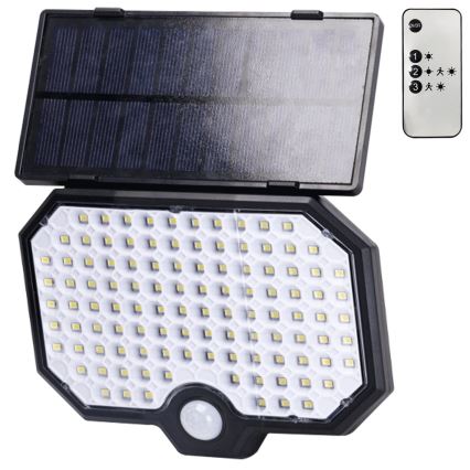 Aigostar - LED Saules enerģijas lampa ar kustību sensoru LED/2,4W/3,7V IP65