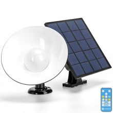 Aigostar - LED Saules enerģijas lampa ar sensoru LED/3,2V 3000K/4000K/6500K IP65 + tālvadības pults