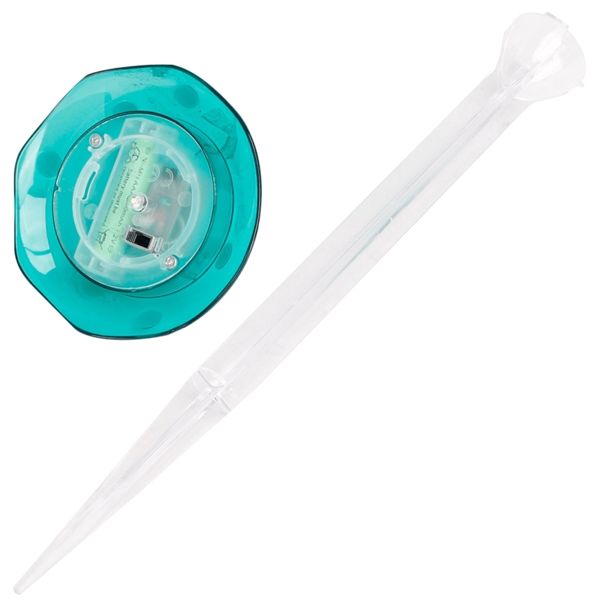 Aigostar - LED Saules enerģijas lampa LED/0,006W/1,2V 100 mAh 2700K IP44 zaļa