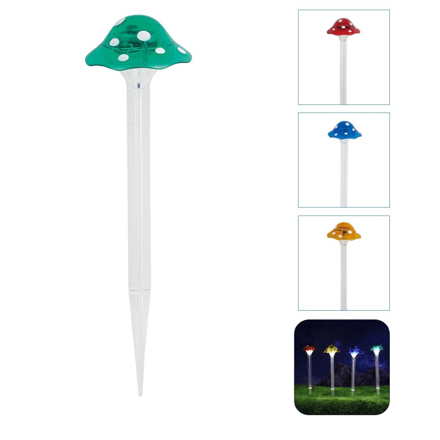 Aigostar - LED Saules enerģijas lampa LED/0,006W/1,2V 100 mAh 2700K IP44 zaļa