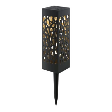 Aigostar - LED Saules enerģijas lampa LED/0,006W/1,2V 28,5cm melna 2700K IP44