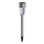 Aigostar - LED Saules enerģijas lampa LED/0,006W/1,2V 29,5 cm 40 mAh matēts hroms 6500K IP44